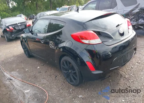 2012 Hyundai Veloster Base W/Red/Black from USA, damaged, VIN KMHTC6AD0CU053038